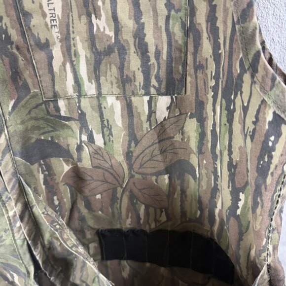 Vintage Realtree Camo Hunting Vest Mens Medium Made USA Utility Game Bag Pockets - Picture 11 of 15